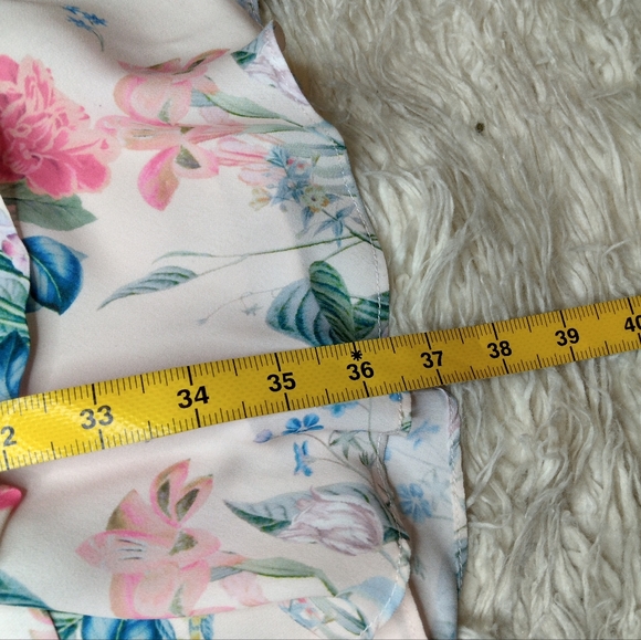 Parker Williame Floral Silk Dress Size S - Picture 11 of 14